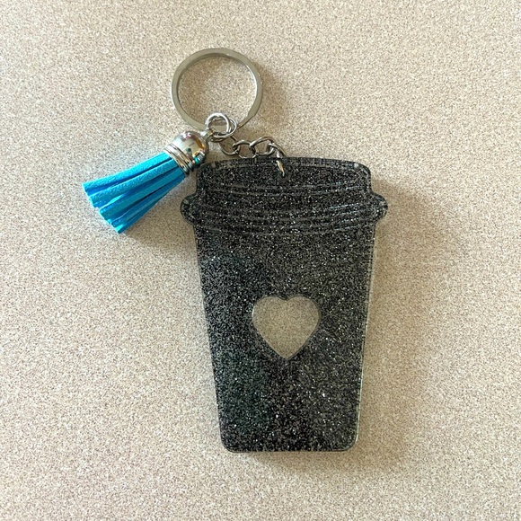 Hand Crafted Other - **SPECIAL DEAL** Handmade Coffee Cup Keychain - Please read description